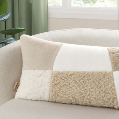 Sibel Textured Sherpa Pillow, 14" x 30"