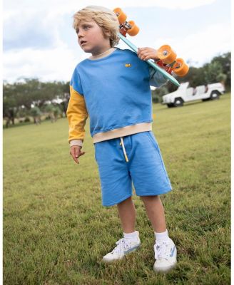 Boys' Recycled Cotton Colorblock Classic Short - Little Kid, Big Kid