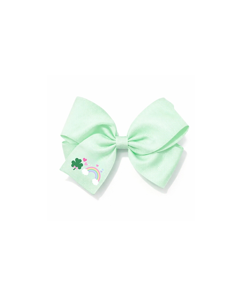 Bits & Bows Girls' Shamrock Hair Bow