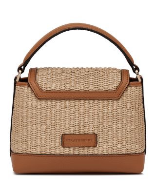 Small Woven Raffia Crossbody Bag