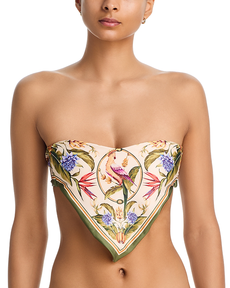 Farm Rio Strelitzia Cropped Bikini Top
