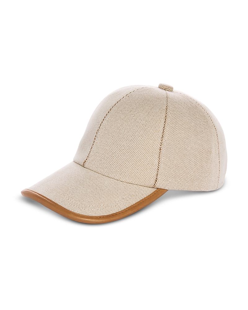 Vince Leather Trim Baseball Hat · S/M