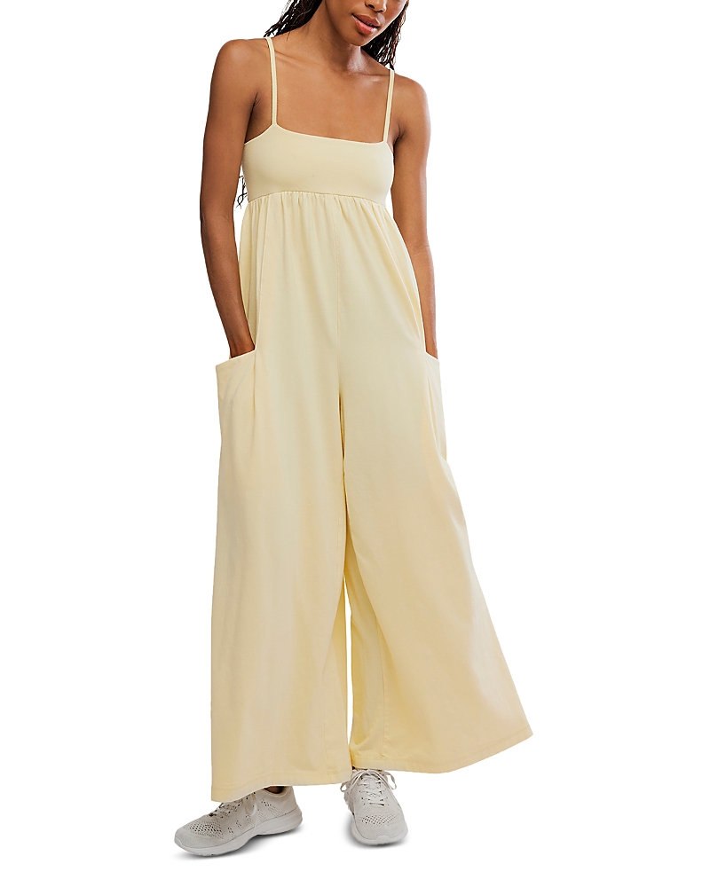 Free People Hot Shot Strappy Onesie Jumpsuit
