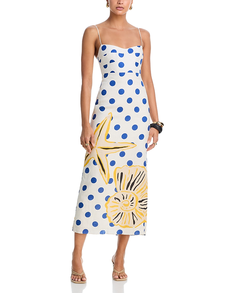 Cala de la Cruz Paloma Linen Dress