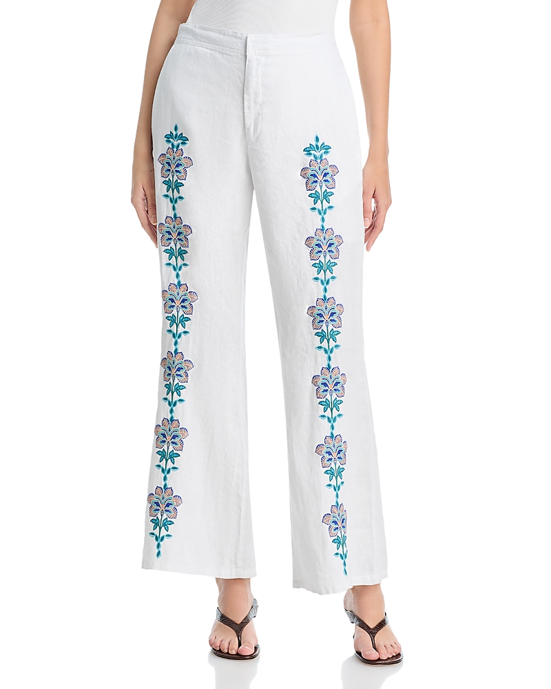Johnny Was Boheme Linen Flare Pants