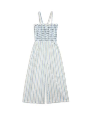 Girls' Striped Long Tank Jumpsuit - Little Kid  