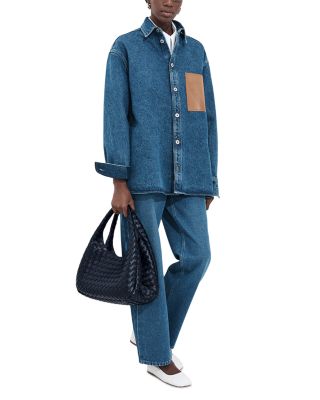 Campana Intrecciato Leather Shoulder Bag