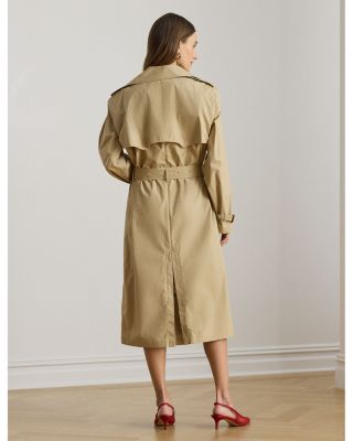 Double Breasted Cotton Trench Coat