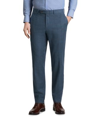 Modern Fit Plaid Suit Pants
