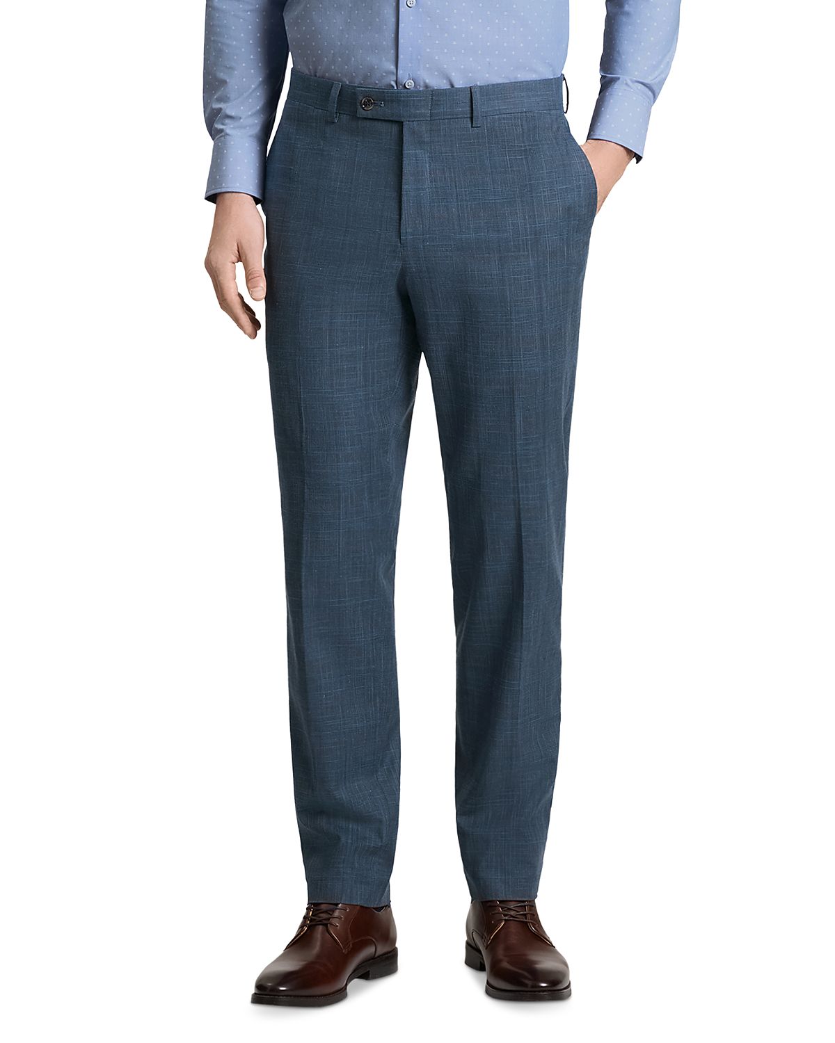 Ted Baker Modern Fit Plaid Suit Pants