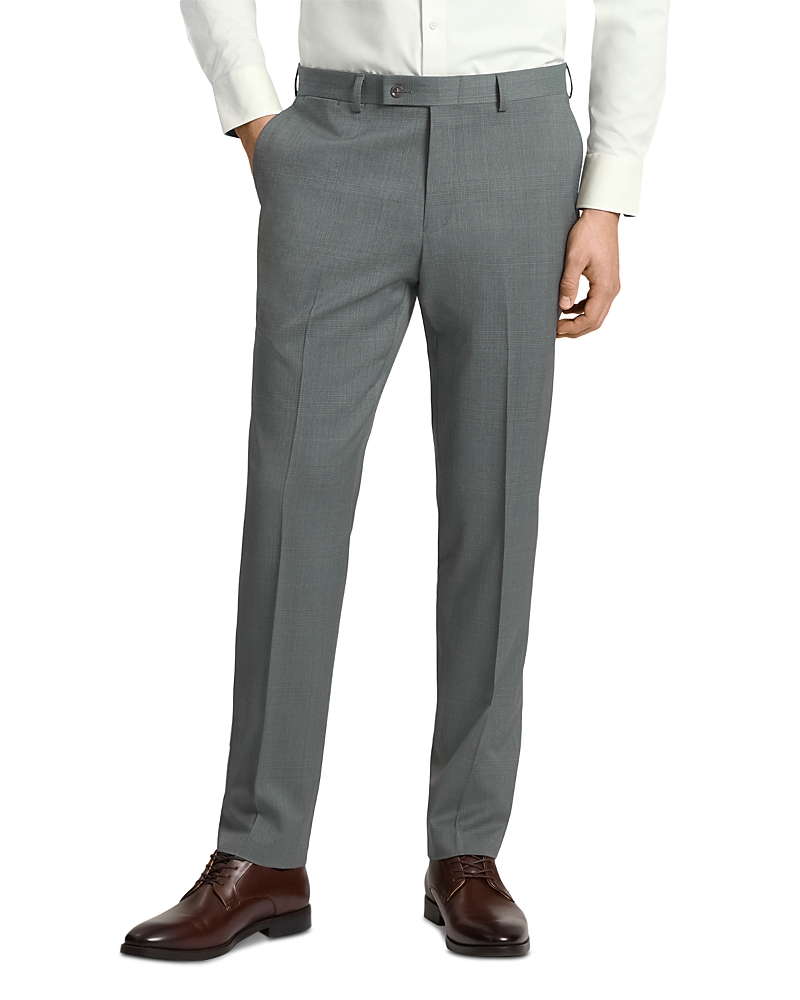 Ted Baker Winter Modern Fit Green Plaid Suit Pants