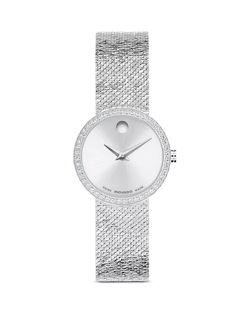 Movado Museum Velura Watch, 25mm