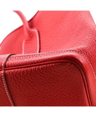 36 Garden Party Tote Leather