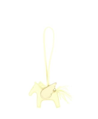 PM Monochrome Pegase Rodeo Bag Charm Leather