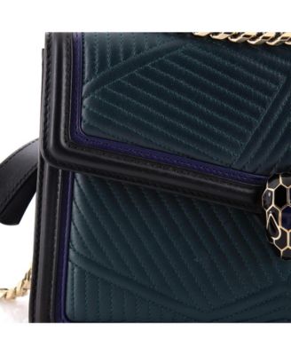  Small Serpenti Forever Shoulder Bag Quilted Leather