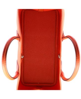 30 Garden Party Tote Toile and Leather