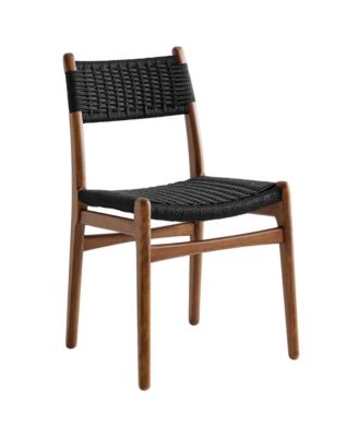 Wynn Rope and Wood Dining Side Chairs, Set of 2