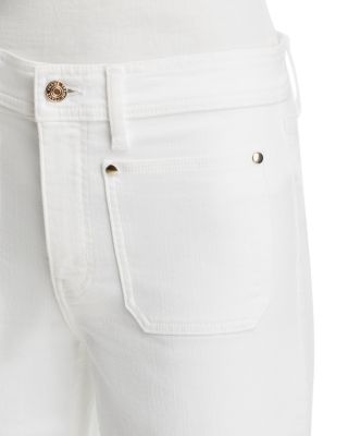 Le Slim Palazzo Crop Harbor Jeans in Au Natural