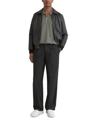 Forno Half Zip Textured Polo Shirt