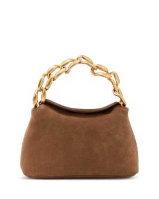 Peony Suede Handbag