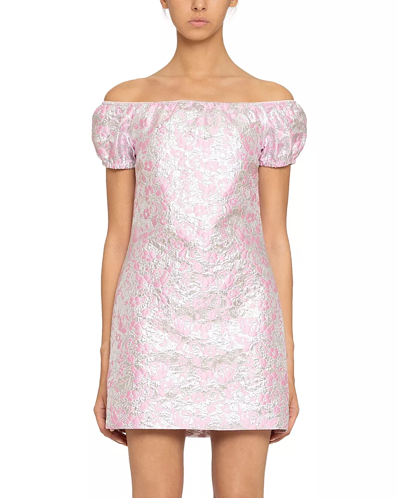 DES_PHEMMES Off The Shoulder Mini Dress