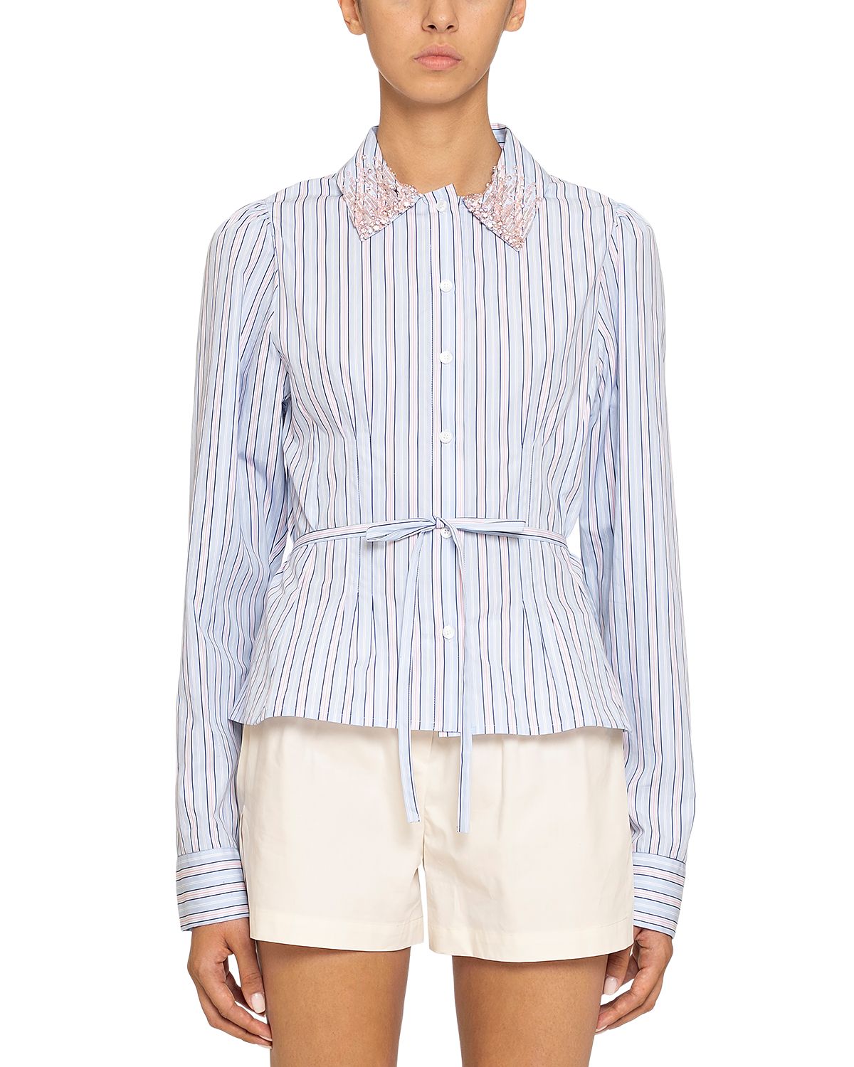 DES_PHEMMES Petite Classic Shirt