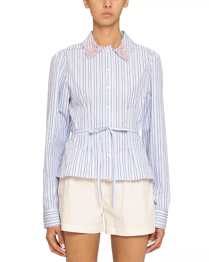 DES_PHEMMES Petite Classic Shirt