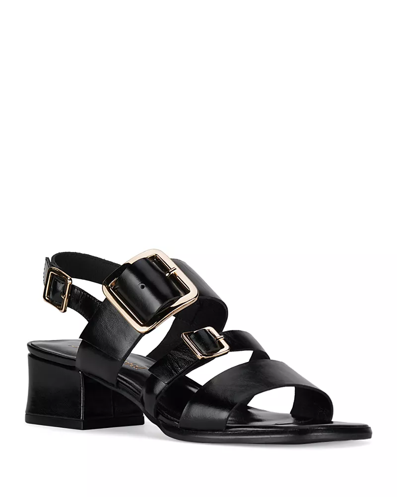 Jeffrey Campbell Women's Righteous Buckled Block Heel Sandals