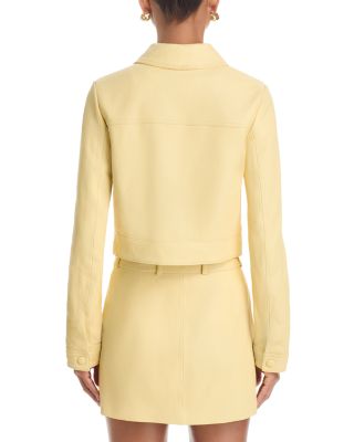 The Small Leather Jacket & The Leather Mini Skirt