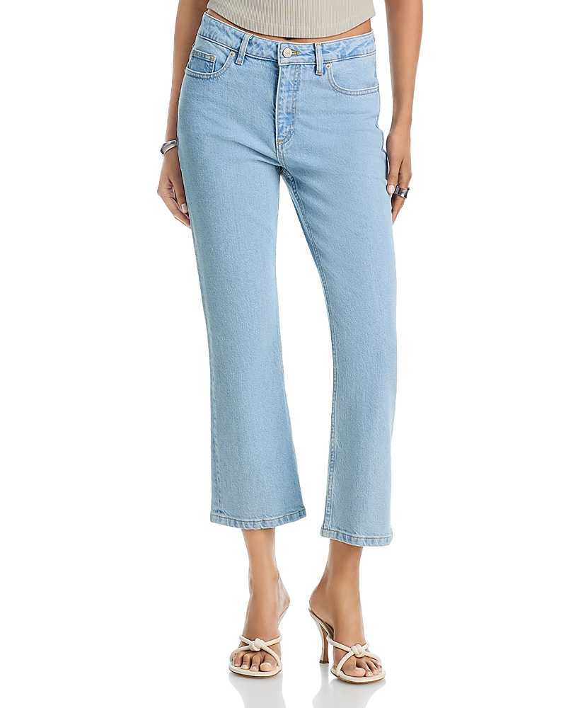 Cinq a Sept Cropped Stevie High Rise Jeans in Mist