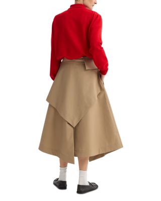 Deconstructed Trench Skirt