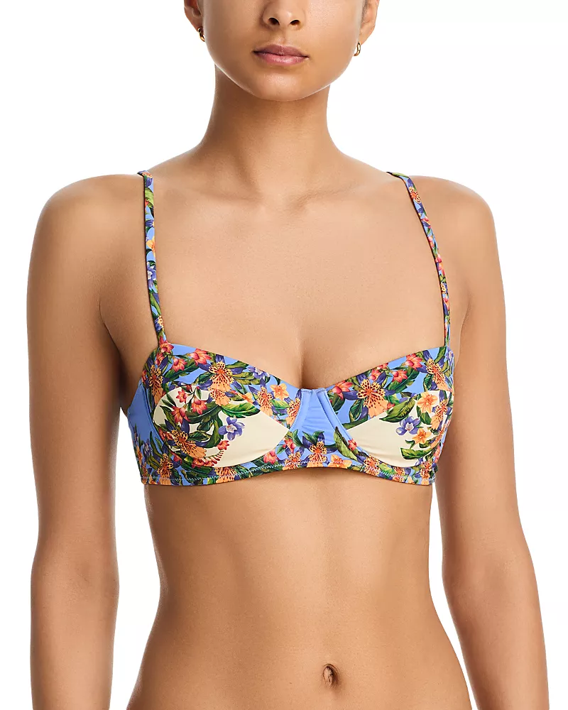 Farm Rio Hilo Stripes Underwire Bikini Top
