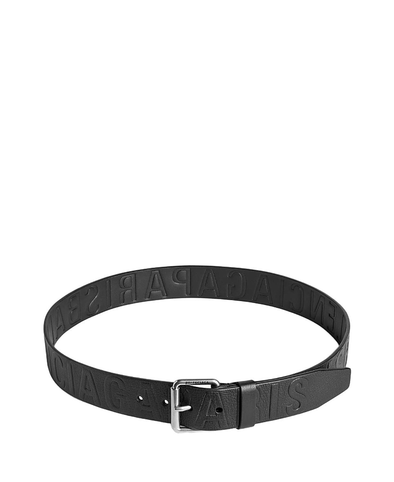 Balenciaga Debossed Logo Belt