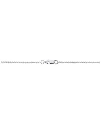 Sterling Silver Say My Name Initial Pendant Necklace