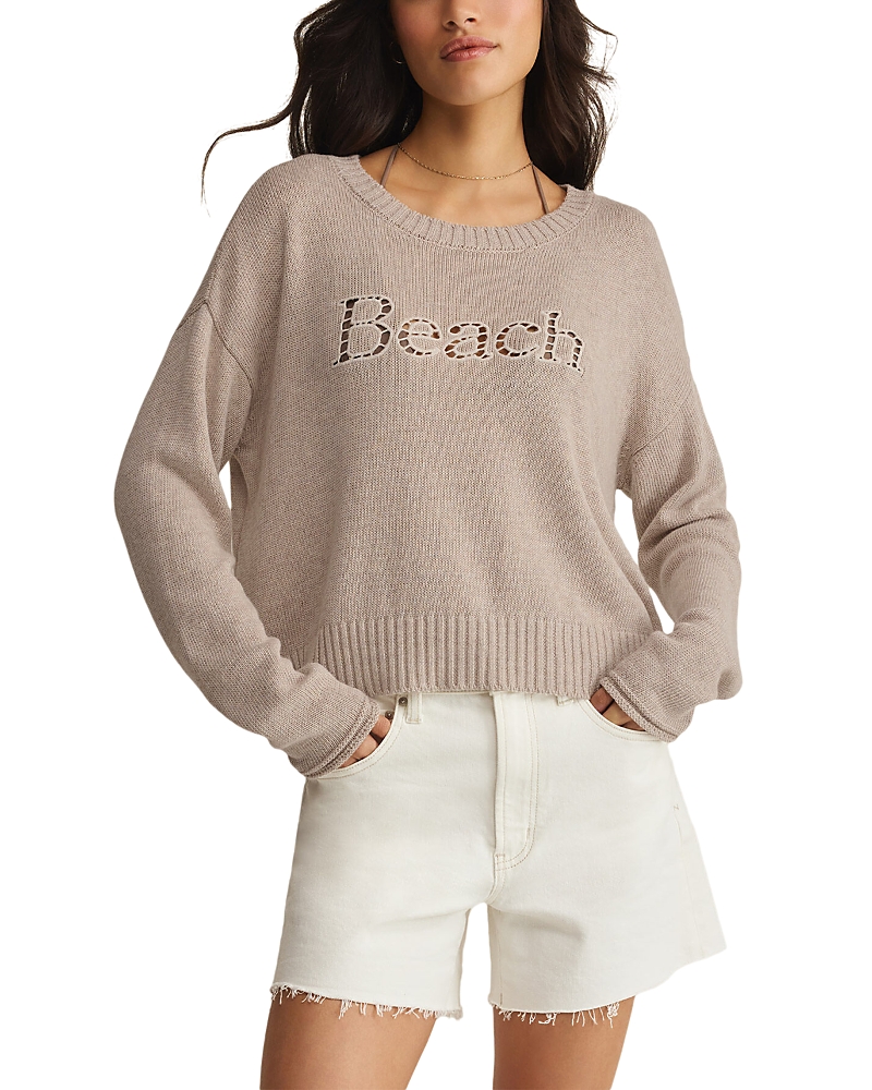 Z Supply Beach Embroidered Sweater