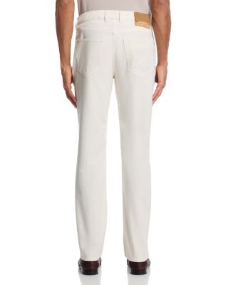 Cotton & Tencel Garment Dye Slim Fit Five Pocket Pants