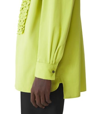 Cotton Poplin Bib Front Shirt