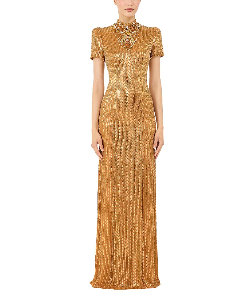 Jenny Packham Amber Embellished Maxi Dress