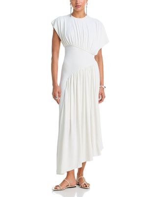 Long Dress with Ruched Details