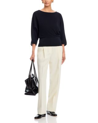 Blouson Wide Sleeve Sweater