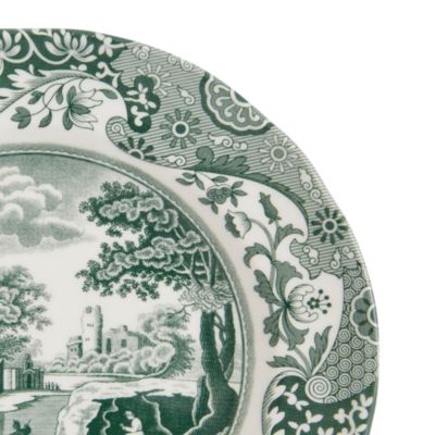 Heritage Green Italian Bread and Butter Plate, Set of 4