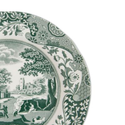Heritage Green Italian Salad Plate, Set of 4