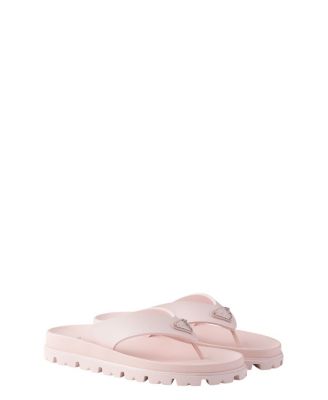 Prada Women's Rubber Thong Sandals