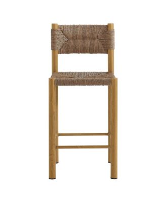 Parkland Outdoor Patio Rattan and Aluminum Counter Stools, Set of 2