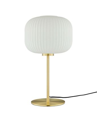 Reprise Glass Sphere Glass and Metal Table Lamp