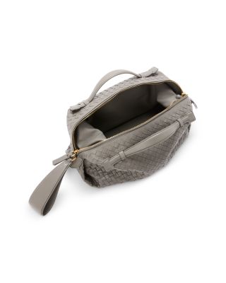 Gioco Intrecciato Woven Leather Handbag
