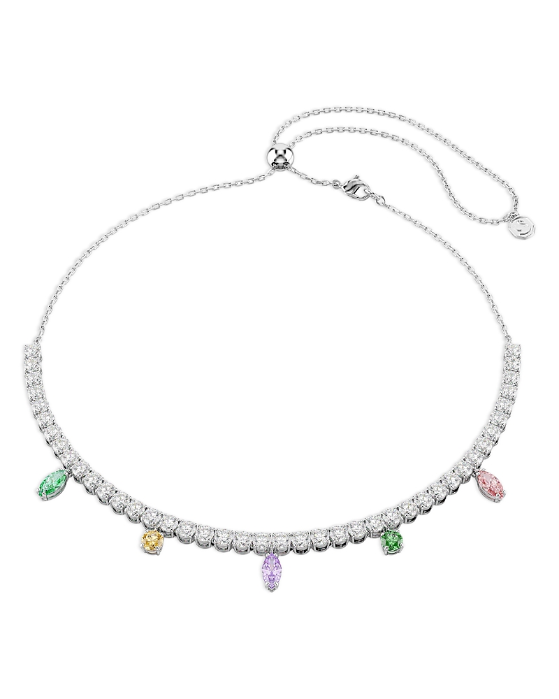 Swarovski Ariana Grande x Swarovski Cubic Zirconia Tennis Necklace, 11.75-17.37