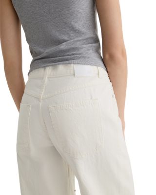 High Rise Barrel Jeans in Opal Radiance