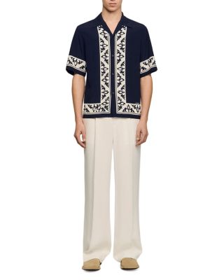 SS26 Loose Fit Amalfi Contrast Print Shirt