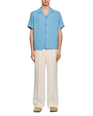 Loose Fit Shark Collar Shirt